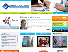 Tablet Screenshot of kndinvest.com